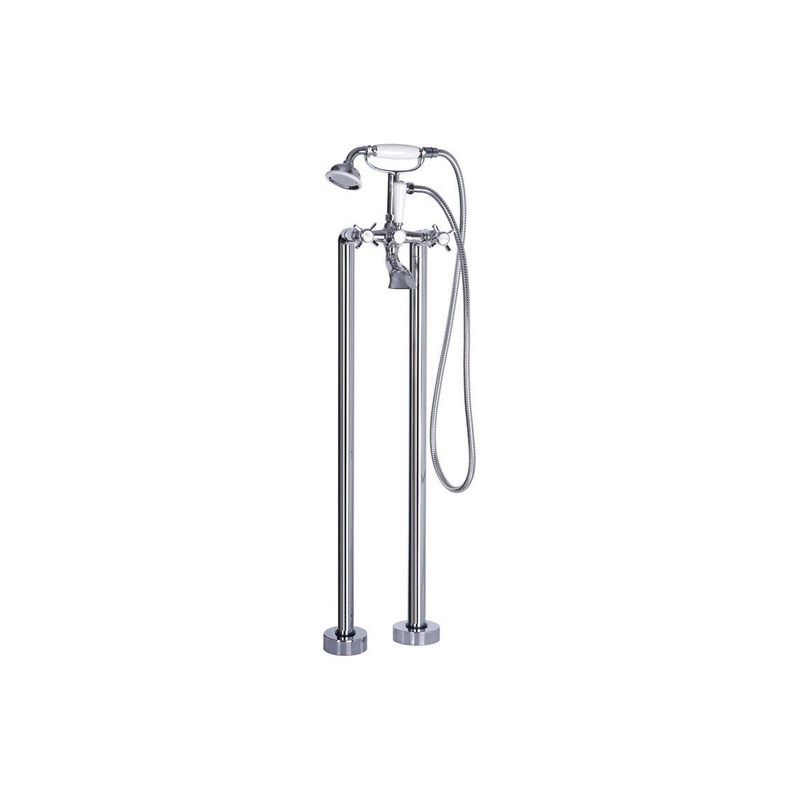 Neni Floor Standing Bath/Shower Mixer – Chrome