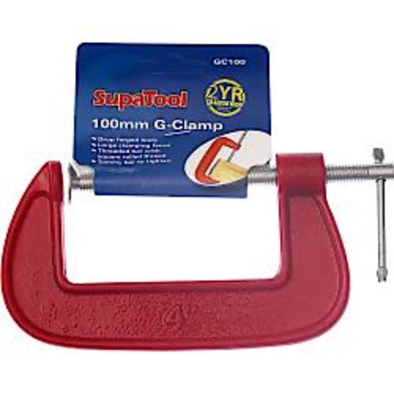 SupaTool G-Clamp|100mm|50mm|75mm|150mm