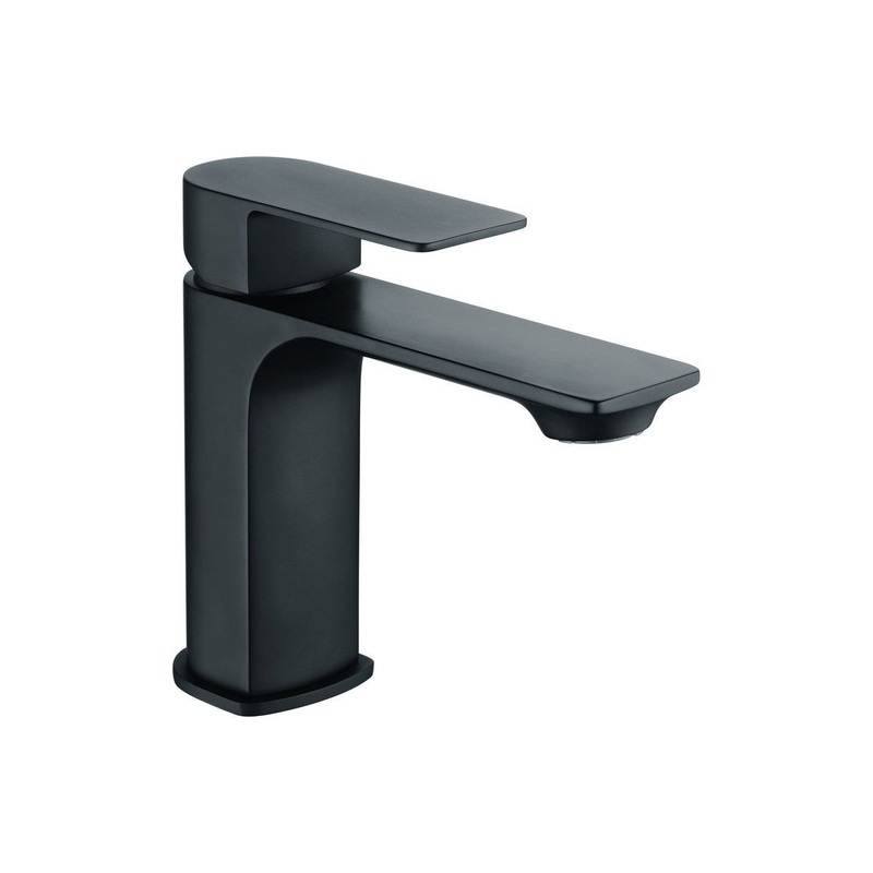 Moorehouse Basin Mixer & Waste – Matt Black
