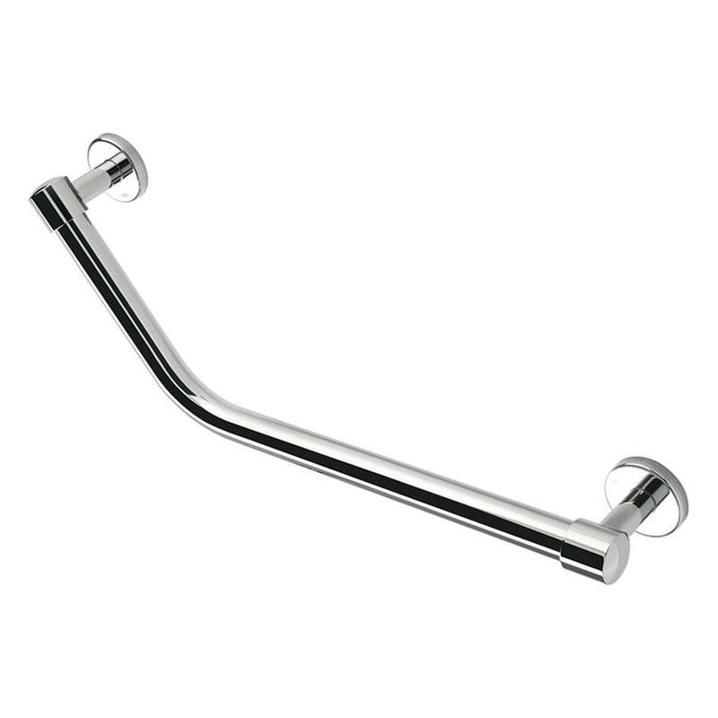 Angled 47cm Grab Rail – Chrome