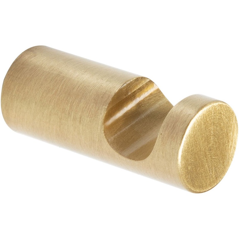 Guildwood Robe Hook – Brushed Brass