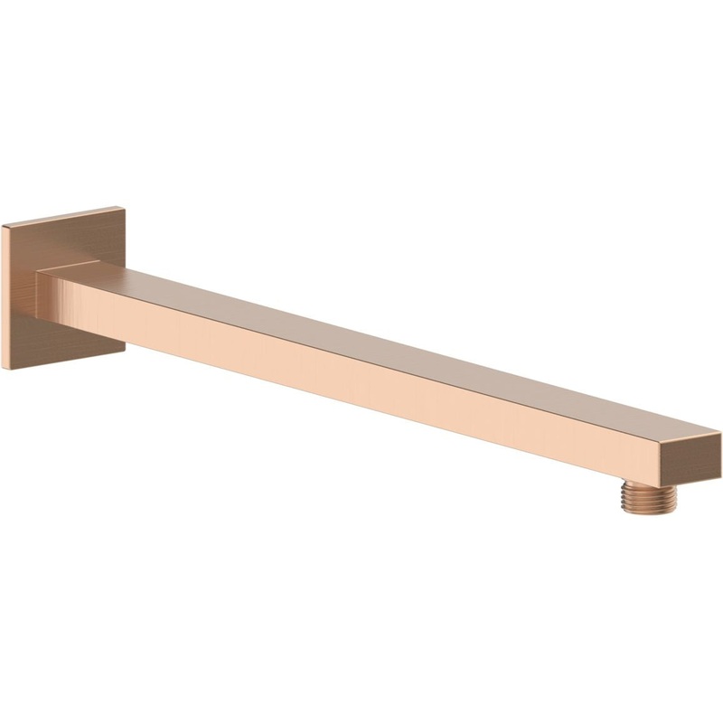 Engleman 350mm Square Shower Arm – Brushed Bronze