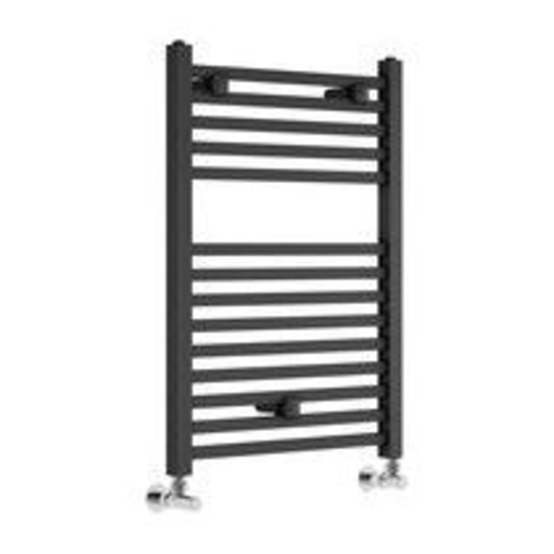 Qubos Square Ladder Radiator (500x690x30mm) – Anthracite Radiator