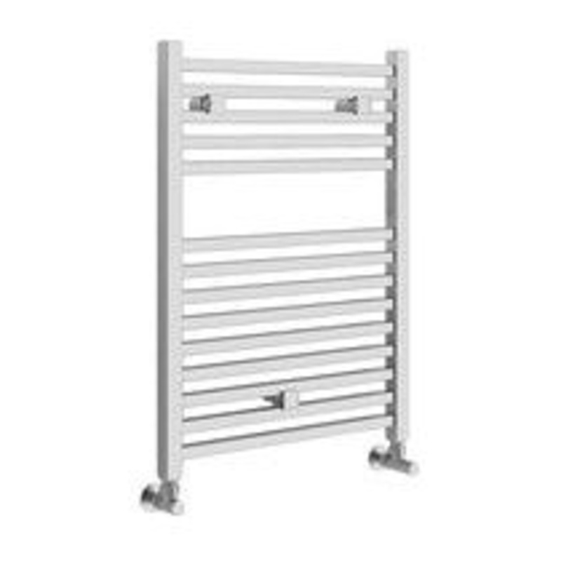 Qubos Square Ladder Radiator (500x690x30mm) – Chrome Radiator