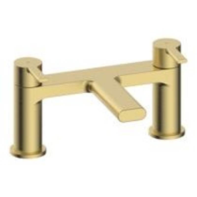 Avery Bath Filler – Brushed Brass
