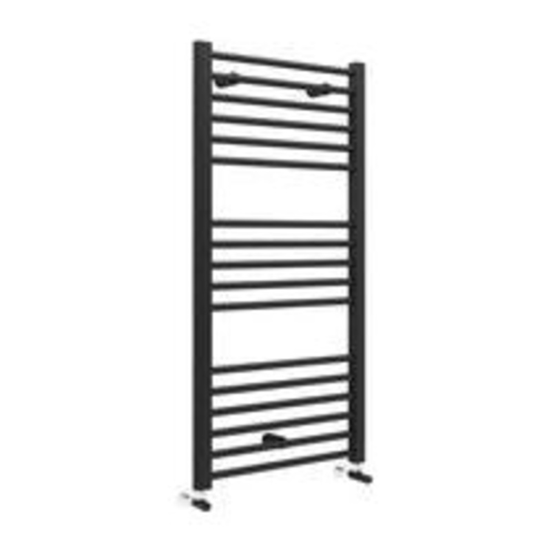 Briar Straight 30mm Ladder Radiator (600x1200x30mm) – Matt Black Radiator