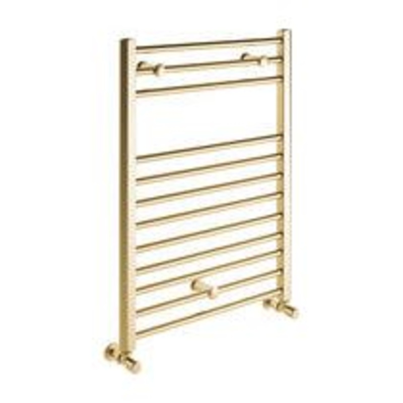 Grada Straight 30mm Ladder Radiator (500x800x30mm) – Brushed Brass Radiator