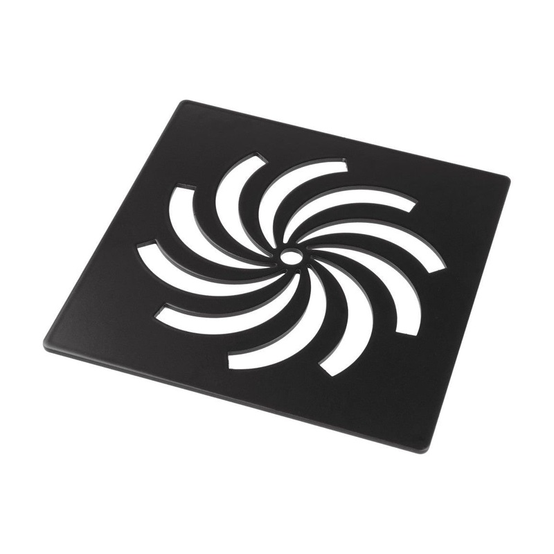 25mm Designer Shower Tray Waste – Matt Black