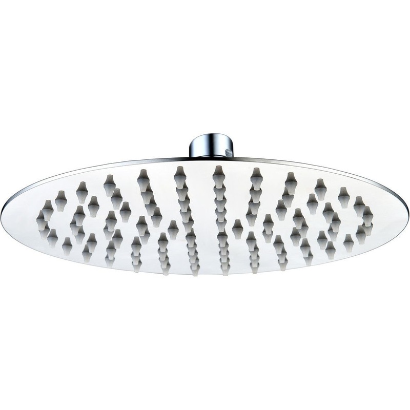 250mm Round Ultraslim Showerhead – St/Steel
