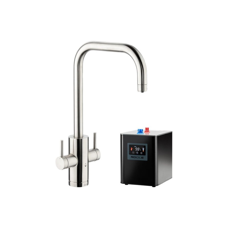 Abode Project 4 IN 1 Monobloc Tap & Proboil.4E Tank – Brushed Nickel