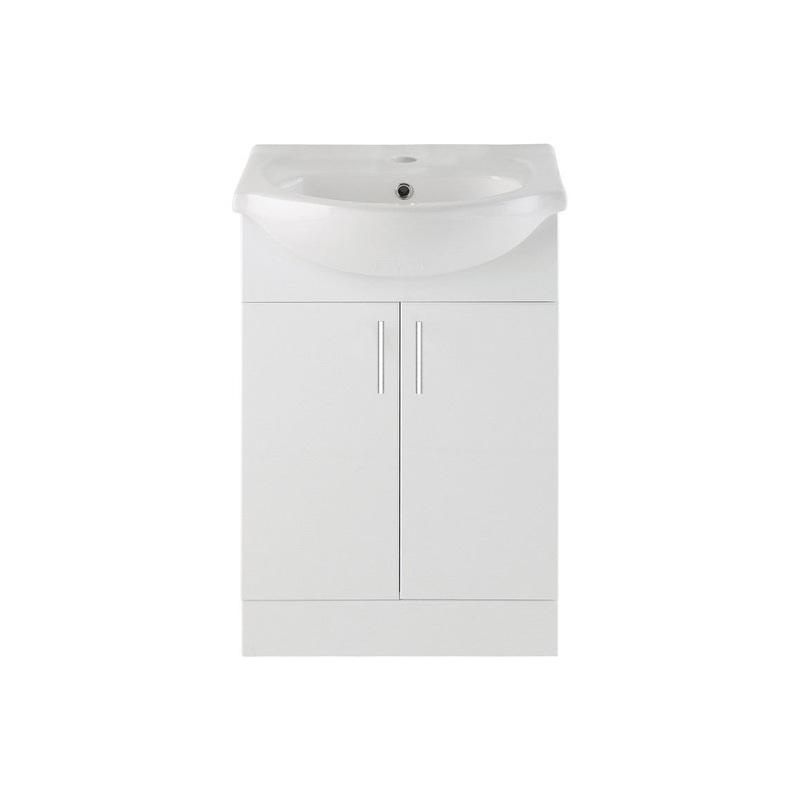 Aspen 655mm Basin Unit & Basin – White Gloss
