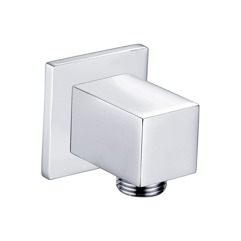 Chrome Wall Outlet Elbow – Square