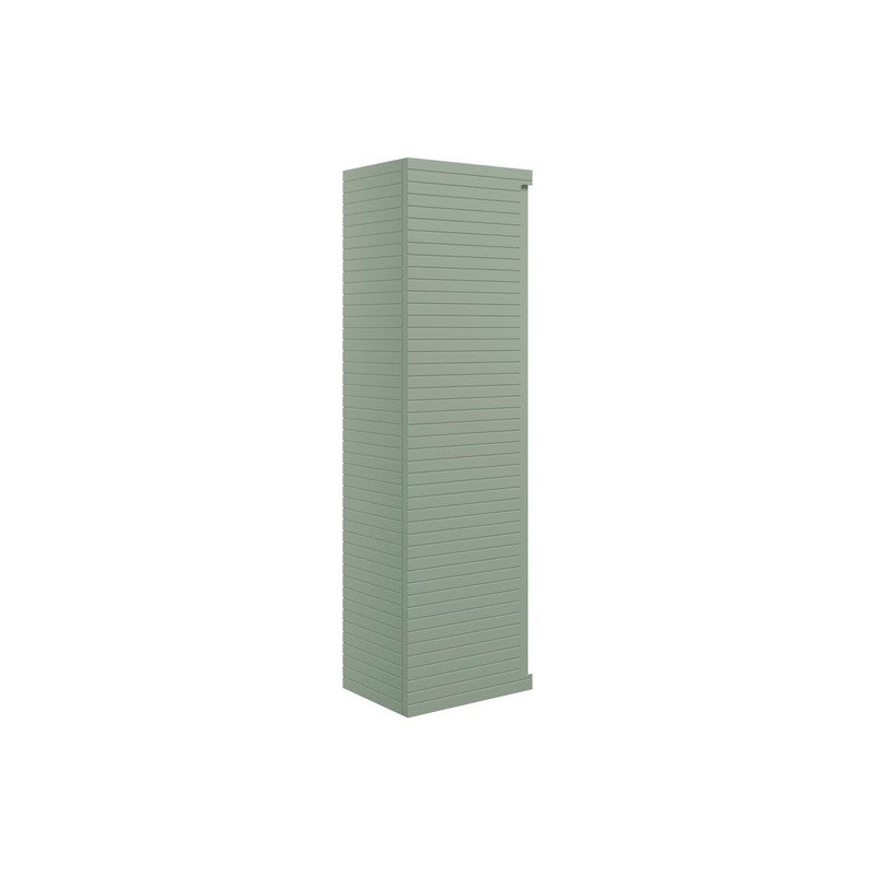 Chestnut 350mm Wall Hung 1 Door Tall Unit – Matt Willow Green