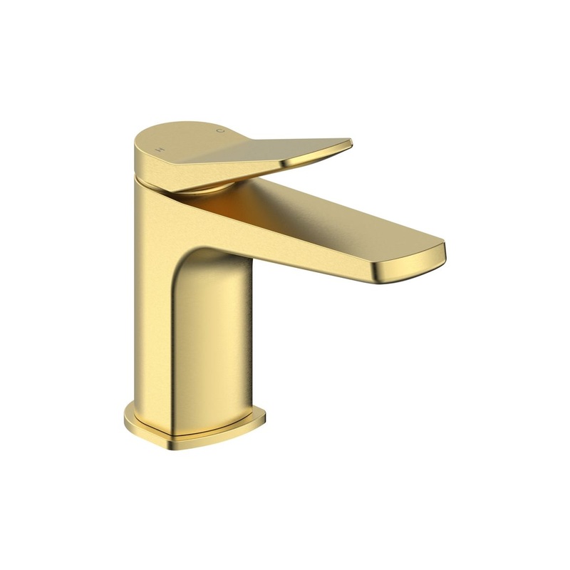 Bista Basin Mixer & Waste – Brushed Brass