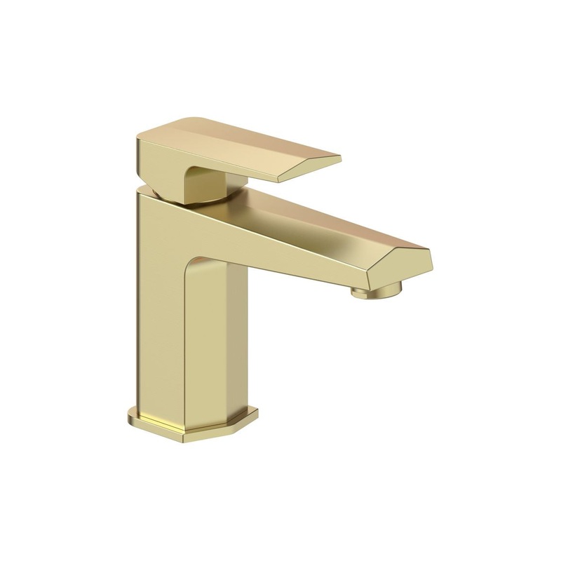 Roose Basin Mixer & Waste – Brushed Brass