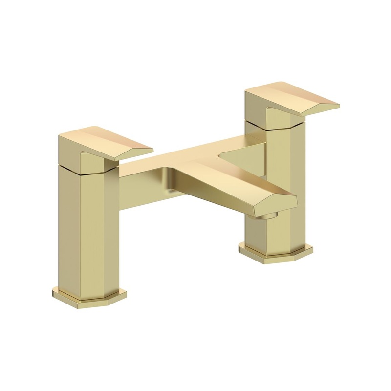Roose Bath Filler – Brushed Brass