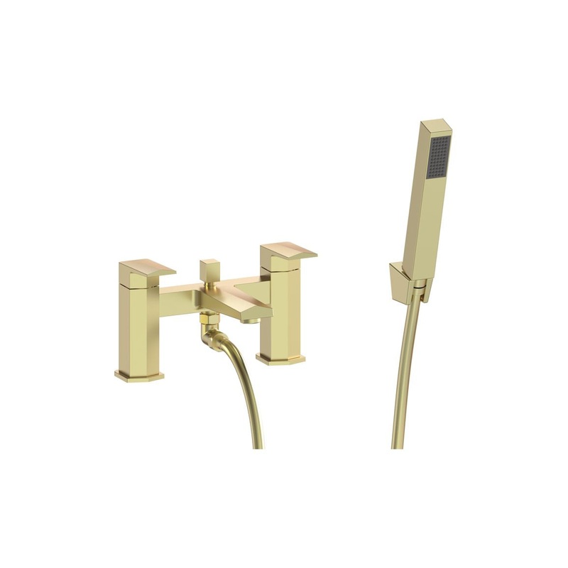 Roose Bath/Shower Mixer & Bracket – Brushed Brass