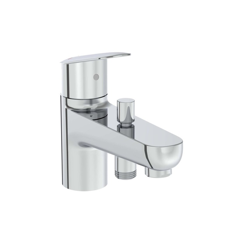 VitrA Flow Round Monohole Bath/Shower Mixer – Chrome
