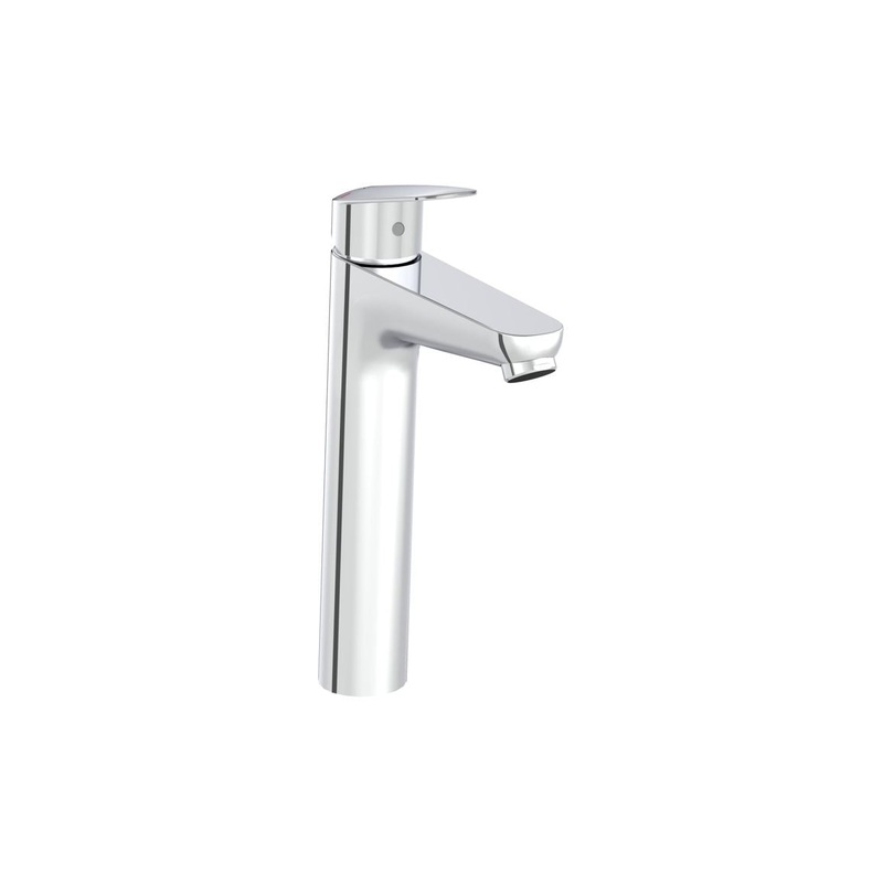 VitrA Flow Round Tall Basin Mixer – Chrome