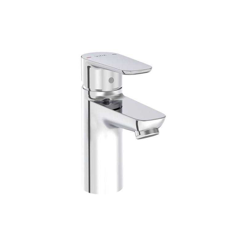VitrA Flow Soft Basin Mixer|Chrome|Matt Black