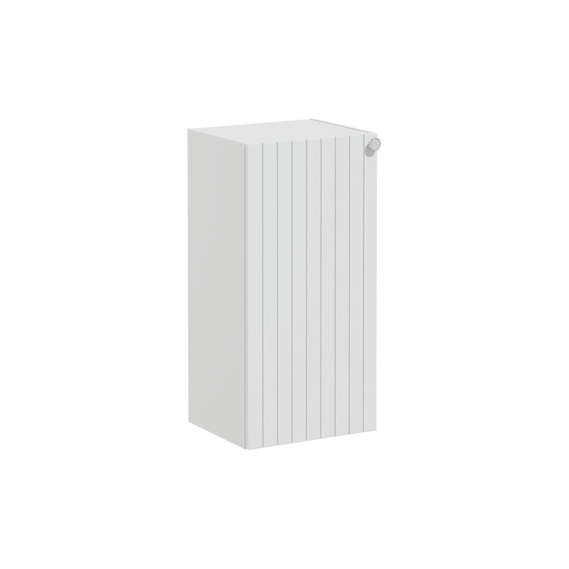 VitrA Root Groove 40cm 1 Door Lower/Base Unit (LH Hinge) – Matt Light Grey