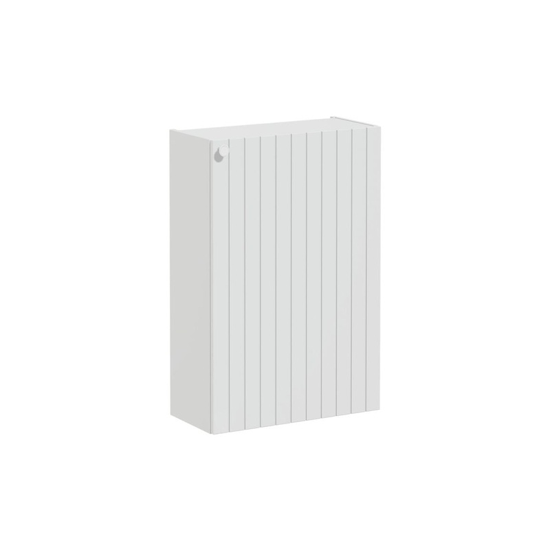 VitrA Root Groove 55cm 1 Door Slim Lower/Base Unit (RH Hinge) – Matt Light Grey