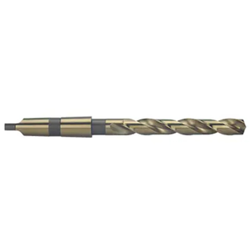 Precision Twist Drill Cobalt 3MT Taper Shank Twist Drill, 23/32 Size, 5-5/8 Flute Length, 10-1/4 Overall Length
