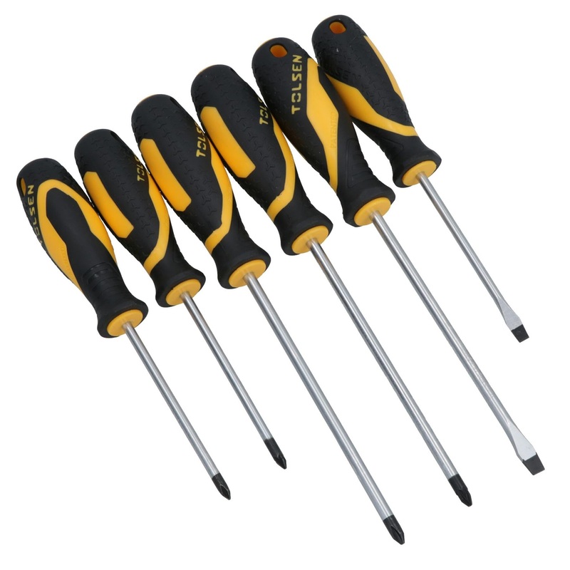 Compare ab tools 6pc screwdriver set slotted / flat, phillips & pozi head with soft grip handles size 6 products from over 25,000 stores