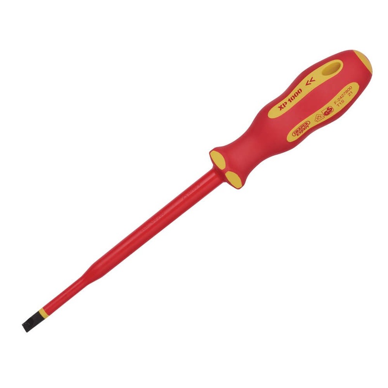 Compare draper xp1000 vde slimline plain slot screwdriver, x 150mm 02162 size 6.5 products from over 25,000 stores