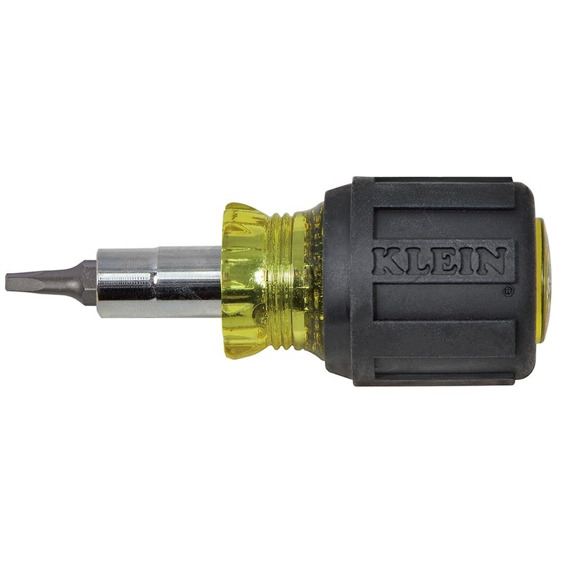 Compare klein tools stubby multi-bit screwdriver and nut driver, #1 and #2 square recess, 3/16-inch slotted, #2 phillips, 1/4-inch and 5/16-inch nut drivers 32562 size 0.1625 products from over 25,000 stores