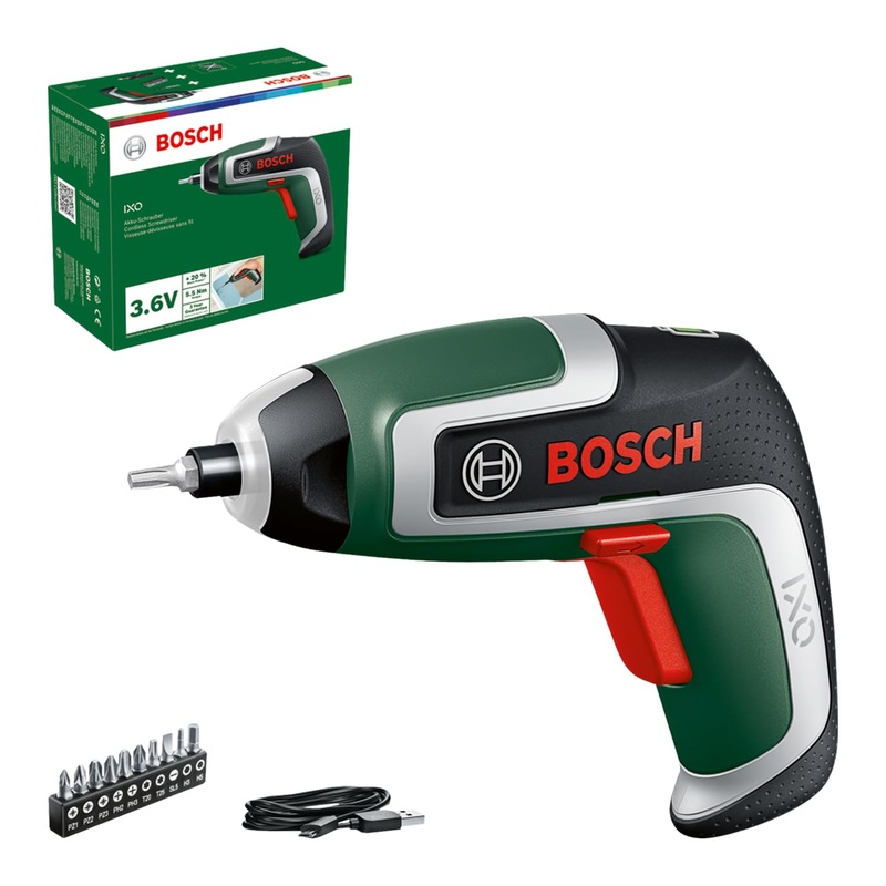 Compare bosch home and garden bosch ixo 3.6v cordless screwdriver 1 x 2ah integrated li-ion usb charger no case size 7 products from over 25,000 stores