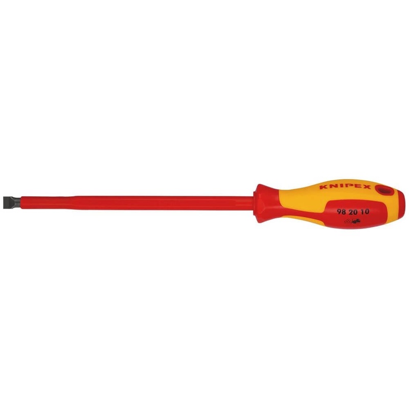 Compare knipex 98 10 vde insulated slotted screwdriver, 10.0 x 200mm 18798 size 20 products from over 25,000 stores