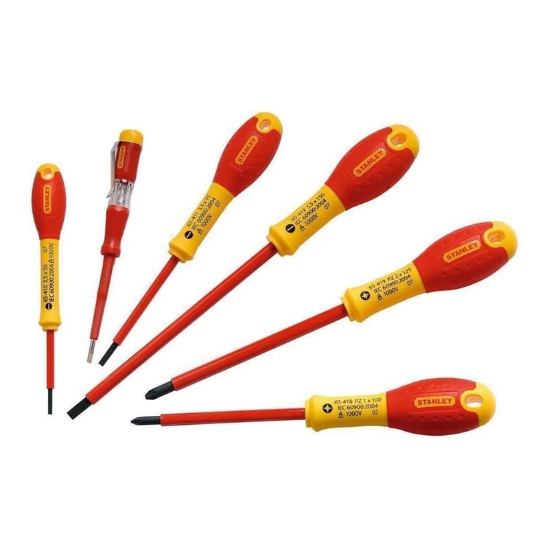 Compare stanley fatmax vde insulated screwdriver set, 6 piece sta065441 – mpn: 0-65-441 – zoro products from over 25,000 stores