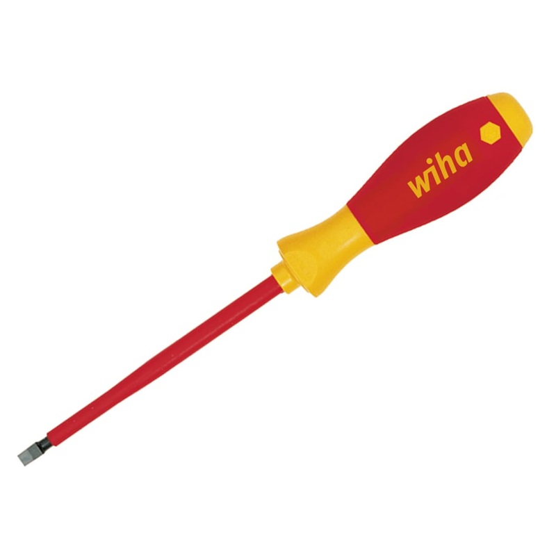 Compare wiha black softfinish electric slimfix slotted screwdriver x 125mm for safe electrical work size 5.5 products from over 25,000 stores