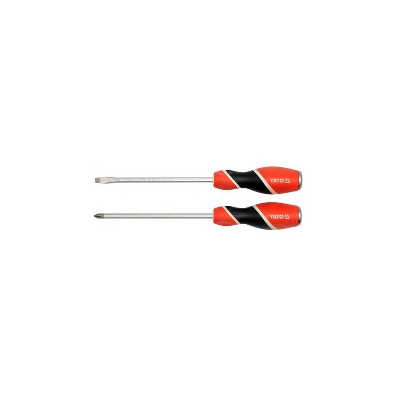 Compare yato yt-25998 go-through screwdriver set 2 pcs,  slotted/phillips magnetic products from over 25,000 stores