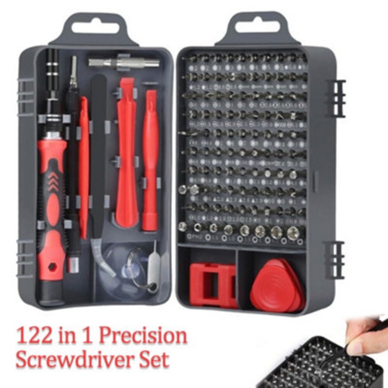 Compare b&q 122 in 1 magnetic precision screwdriver set computer pc phone repair tool kit uk products from over 25,000 stores