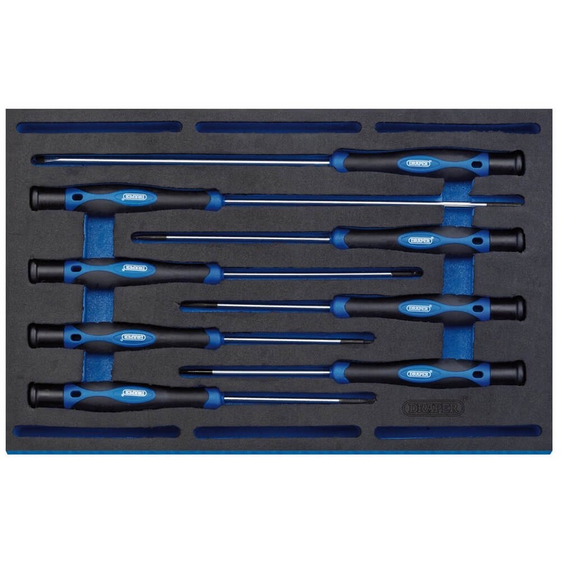 Compare draper extra long precision screwdriver set in 1/4 drawer eva insert tray (8 piece) 63399 size 1 products from over 25,000 stores