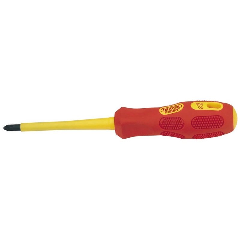 Compare draper vde approved fully insulated cross slot screwdriver, no.2 x 100mm (sold loose) dr-69226 products from over 25,000 stores