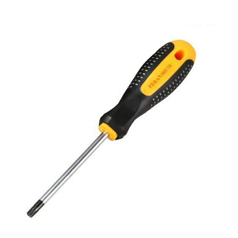 Compare ekecel yellow and black star screwdriver vogueing tool t10 tamperproof chrome vanadium steel magnetic long shaft torx screwdriver for repair and maintenance size 1 products from over 25,000 stores