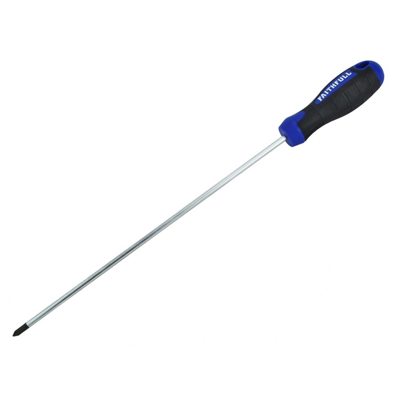 Compare faithfull soft grip screwdriver, pozidriv multi colour (pz2 x 250mm long reach) black products from over 25,000 stores