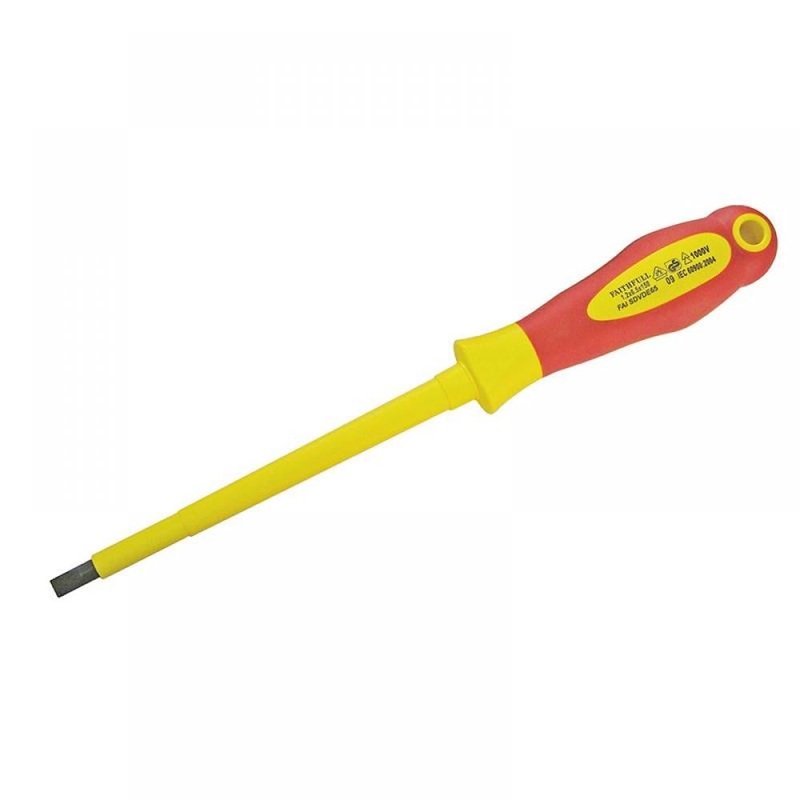 Compare faithfull vde soft grip screwdriver parallel slotted tip 6.5 x 150mm faisdvde65 – mpn: faisdvde65 – zoro products from over 25,000 stores