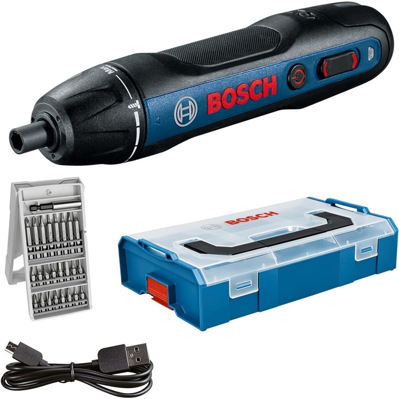 Compare new bosch professional cordless screwdriver go (incl. 25-piece bit set, usb charging cable, l-boxx mini)  amazon exclusive size 25 products from over 25,000 stores