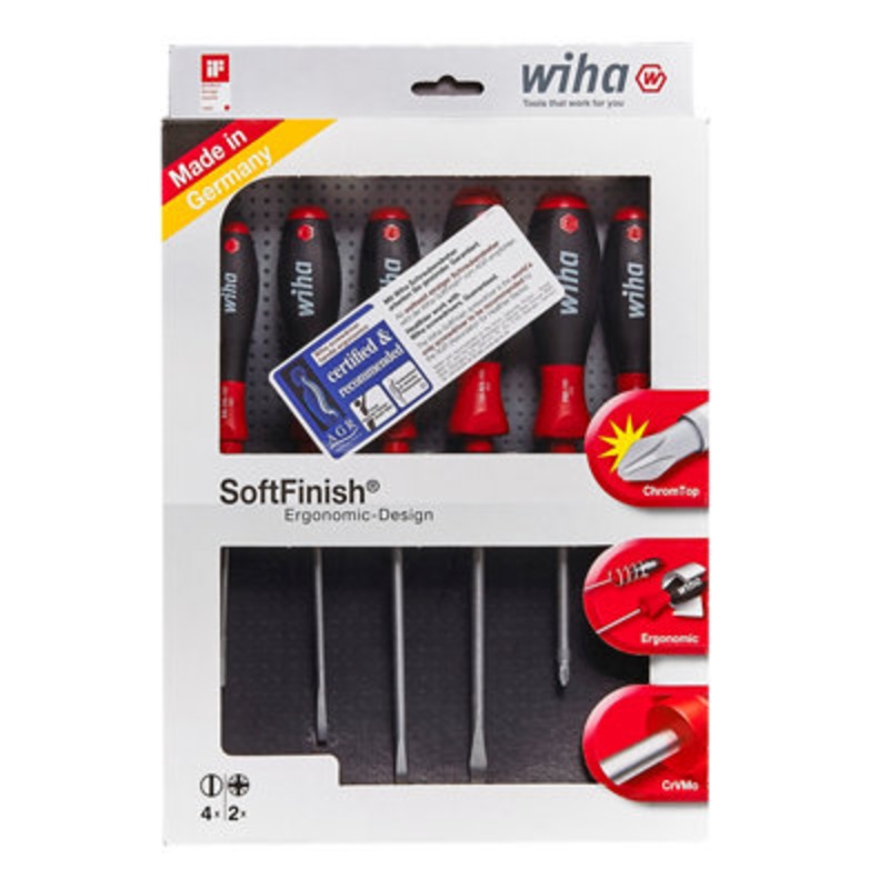 Compare wiha softfinish piece slotted and pozi screwdriver set size 6 products from over 25,000 stores