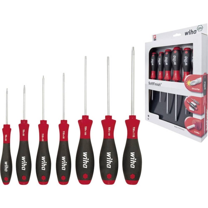 Compare wiha torx screwdriver set 7pcs t8 t9 t10 t15 t20 t25 t30 softfinish 01299 size 7 products from over 25,000 stores