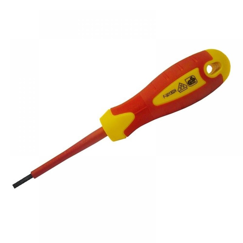 Compare faithfull vde soft grip screwdriver parallel slotted tip x 100mm size 3.5 products from over 25,000 stores