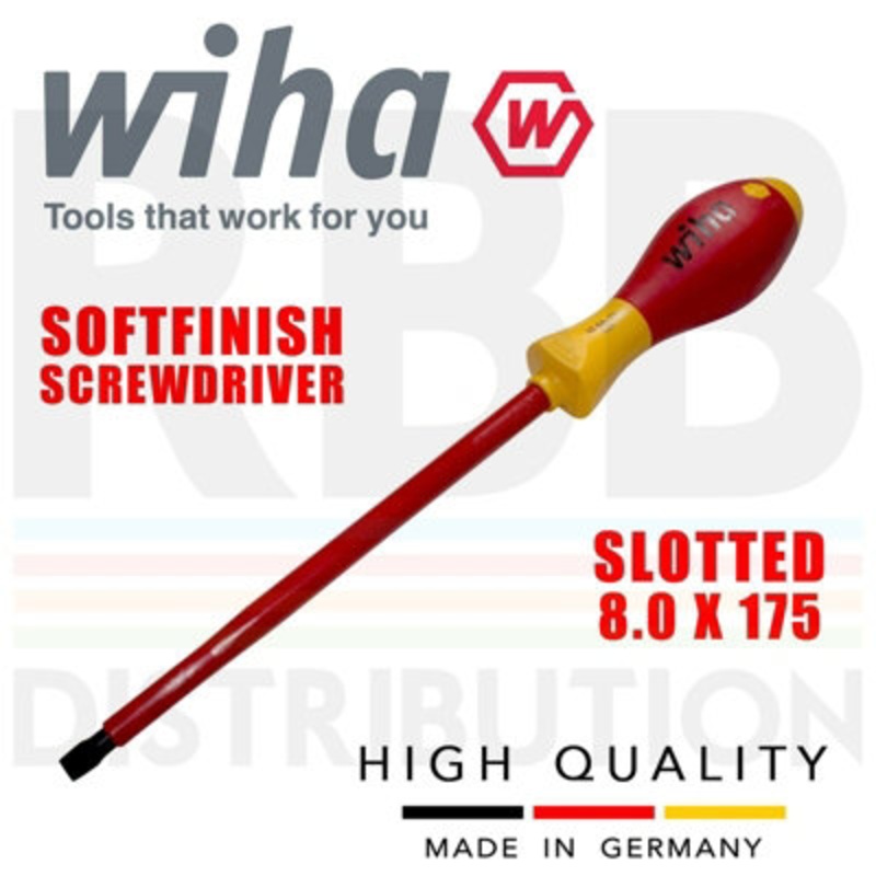 Compare wiha slotted screwdriver 8mm 1000v vde electrician flat head softfinish 00831 small products from over 25,000 stores