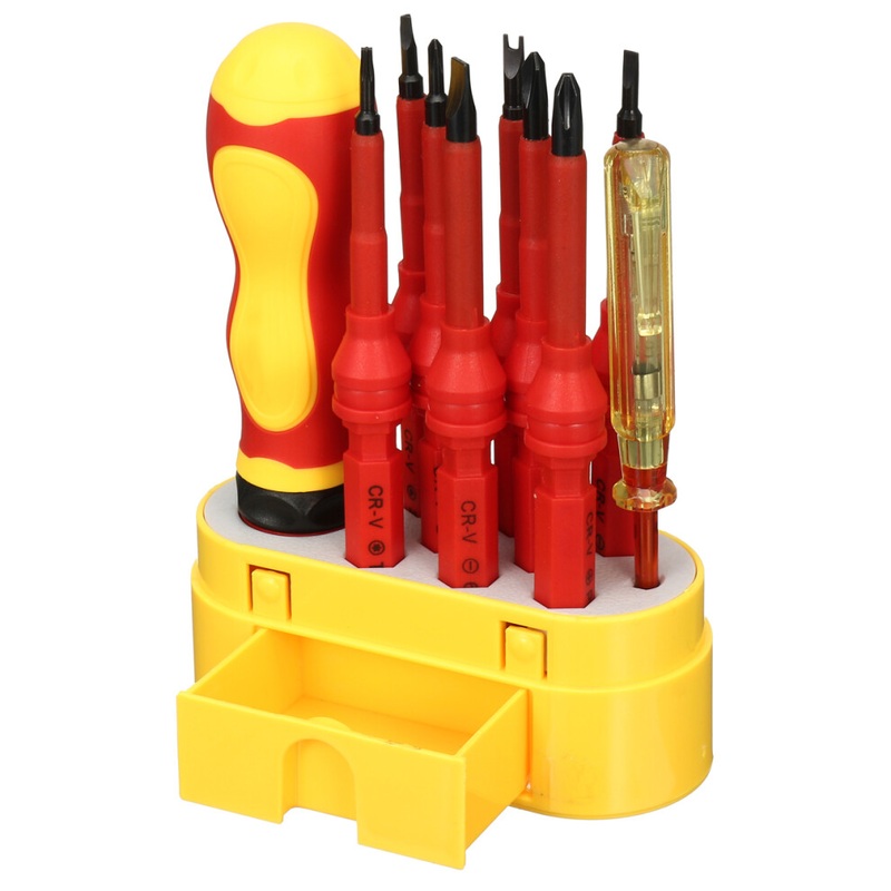 Compare 10pcs 500v electronic insulated hand screwdriver set kit repair tools size 10 products from over 25,000 stores