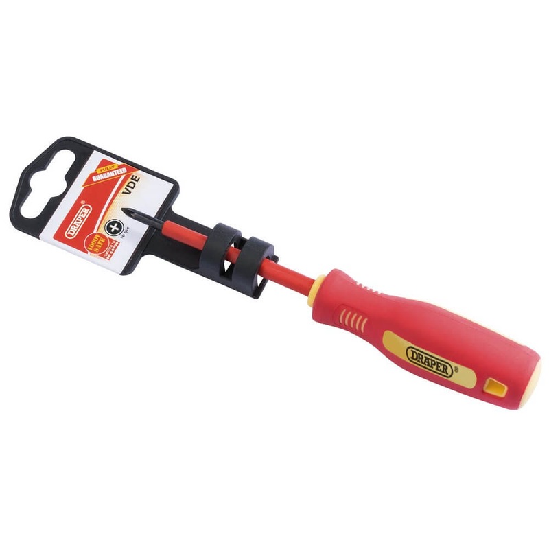 Compare draper fully insulated soft grip cross slot screwdriver, no.0 x 75mm dr-46527 products from over 25,000 stores