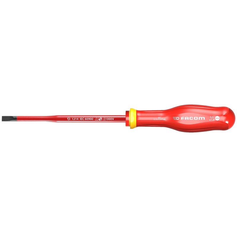 Compare facom at6.5x150tve screwdriver protwist slim 1000 volts insulated 1000 volts for slotted screws products from over 25,000 stores