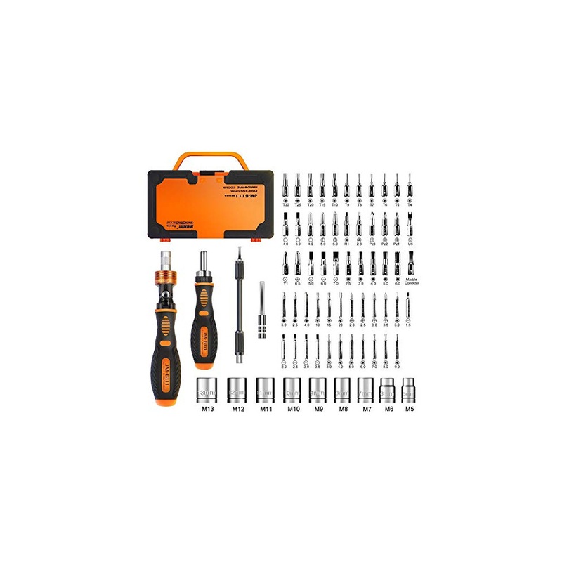 Compare jakemy home rotatable ratchet screwdriver set, 69 in household repair toolkit, disassemble magnetic kit for furniture/car/computer/electro size 1 products from over 25,000 stores